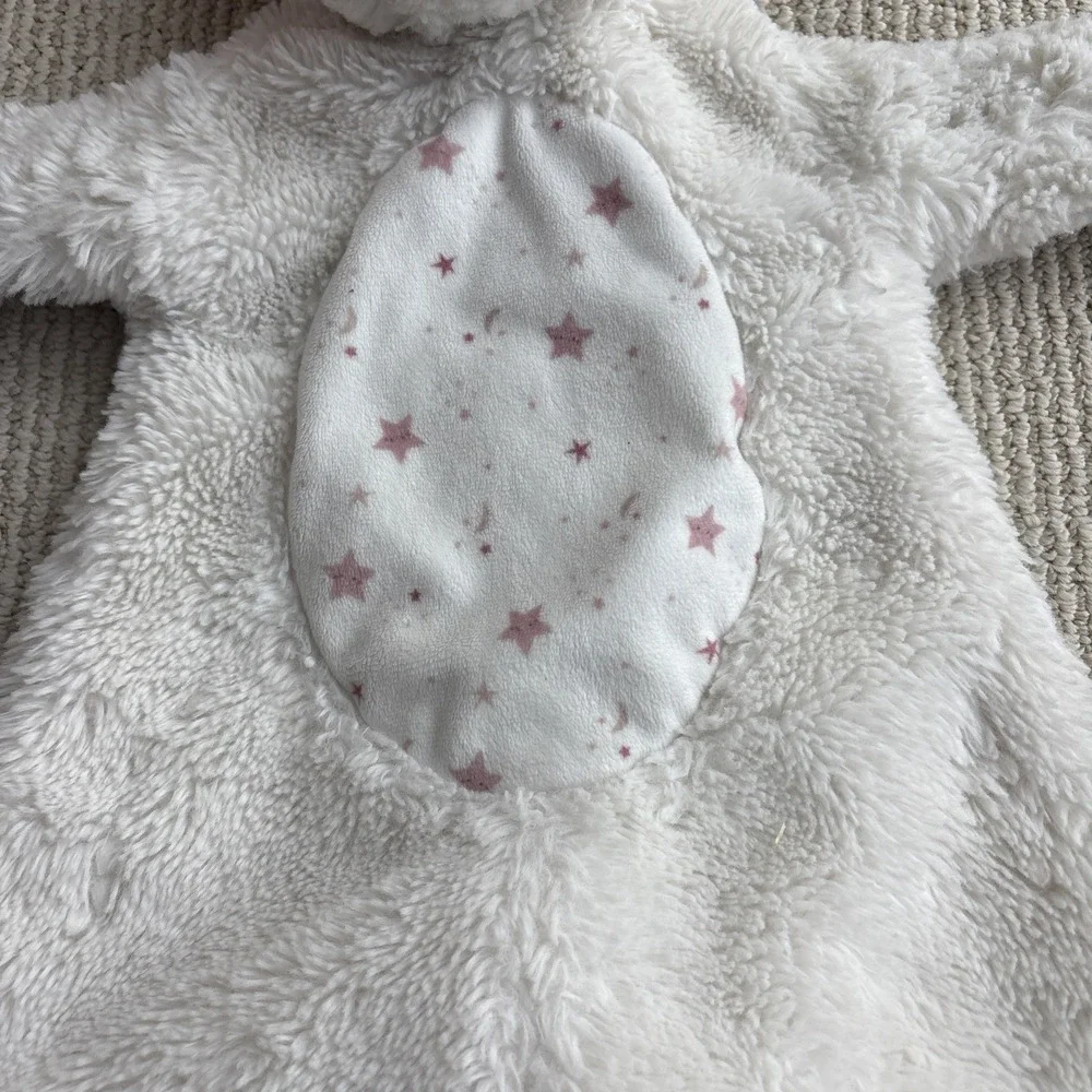 Douglas Baby ROSY Puppy Dog Pink Lovey White Sshlumpie Plush Security Stars
